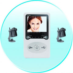 2.4GHz Security Set - 2.5 Inch LCD Screen + Wireless Cameras