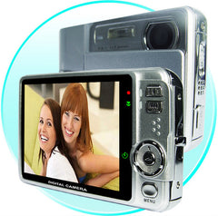 Super Widescreen 5M Pixels (Up to 10M Pixels) Digital Camera - 3 Inch LTPS Screen