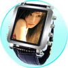 Mens Metallic Watch MP4 Player 2GB - 1.5inch OLED Screen