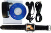 Mens Metallic Watch MP4 Player 2GB - 1.5inch OLED Screen