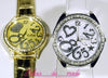 Heart shape-designed Crystal-Plated Wristwatch